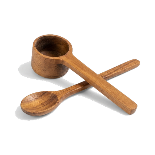 Wooden Scoop & Spoon